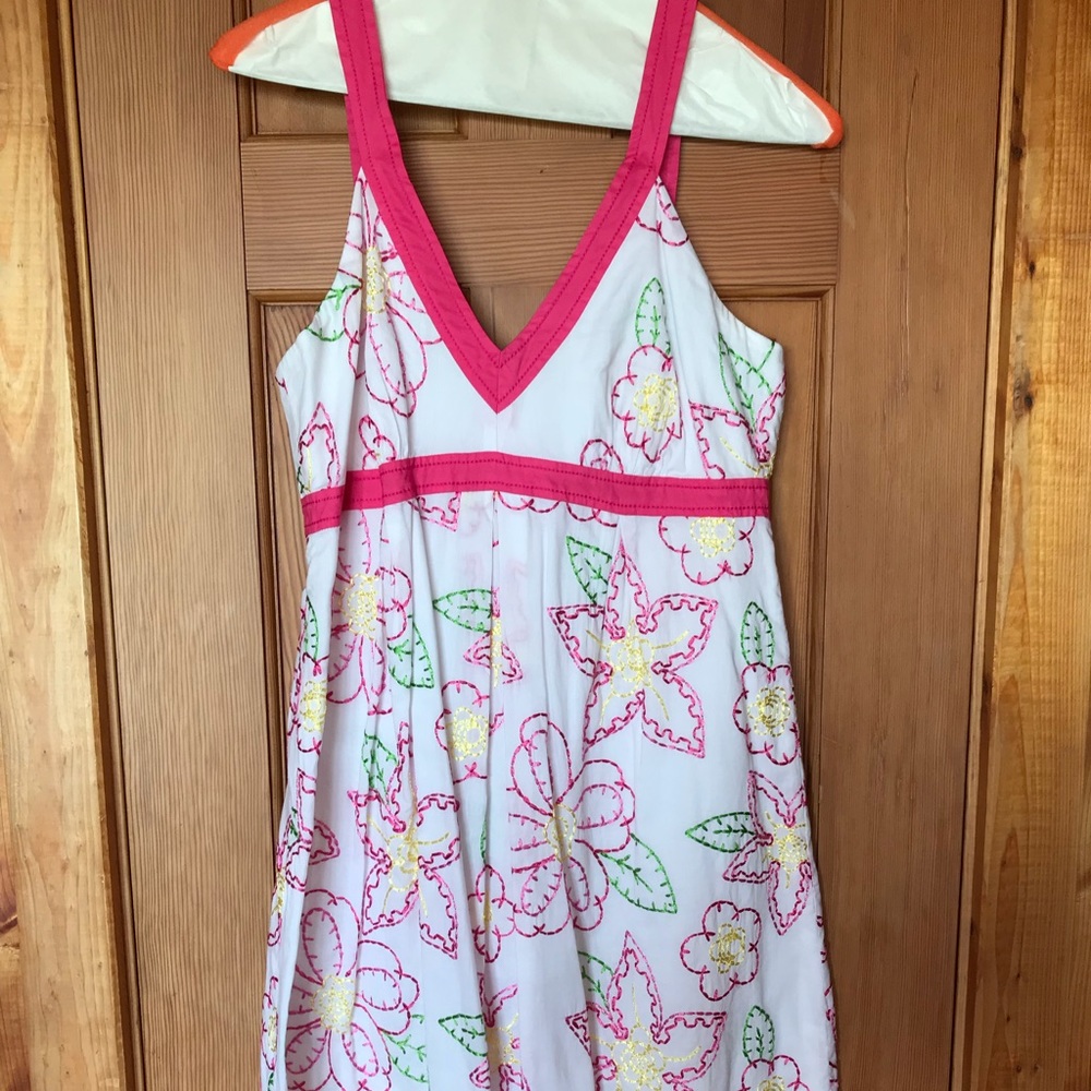 Lilly Pulitzer Floral Print Empire Dress, Size 6